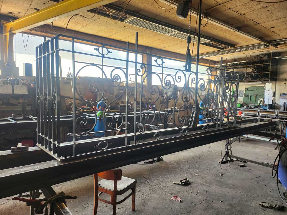 Fertigung Kunstschmiedegeländer